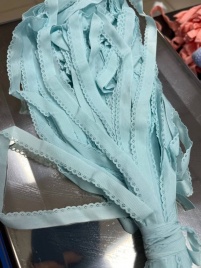 Резинка Декоративная ш. 12 мм. Фестоны Голубая
