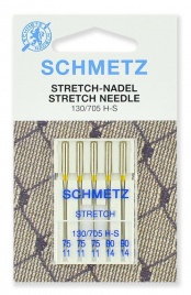 Иглы Schmetz 130/705 H-S №75(3);90(2) Стрейч 5 шт.