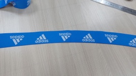 Резинка Декоративная ш. 45 мм. Adidas Синяя