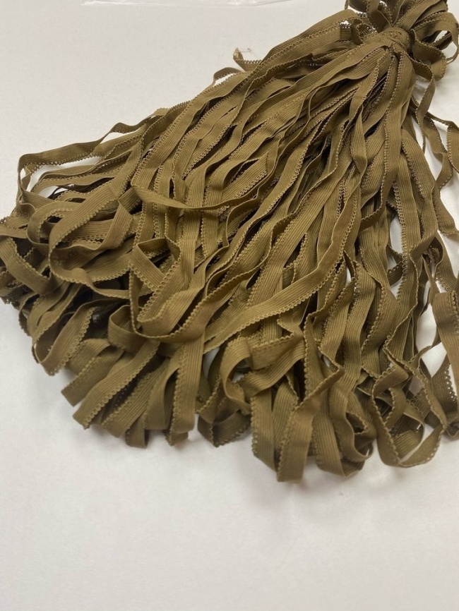 Резинка Декоративная ш. 10 мм. Фестоны Болотная фото 1