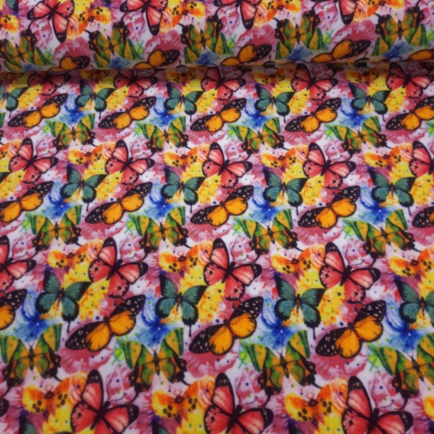 Флис Бабочки фото 1